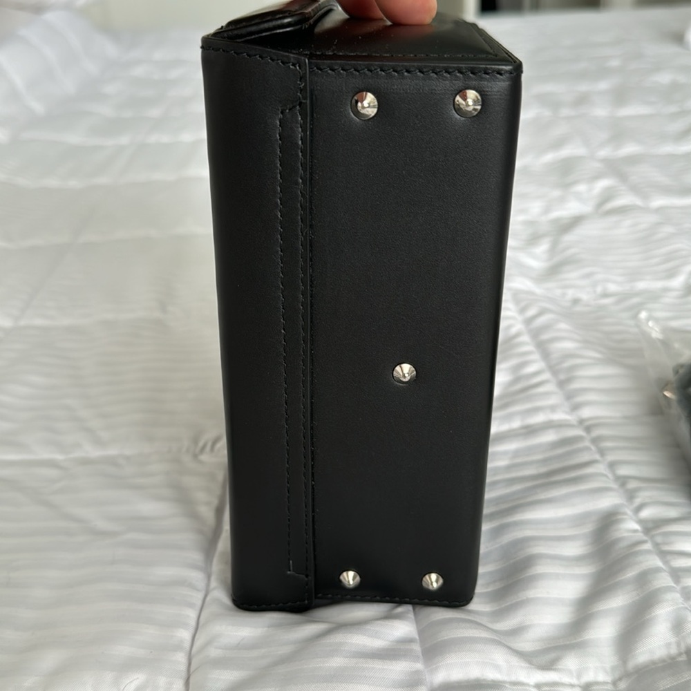 MARK CROSS Grace bag black smooth leather with grommets. Most wanted MC bag! - Picture 5 of 7
